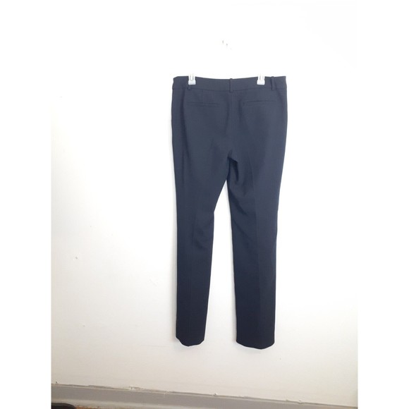 LOFT Marisa Pants 10 Tall Navy Blue Straight Leg Mid Rise SOLD ON EBAY - Picture 2 of 7